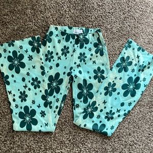 Floral kick flare pant